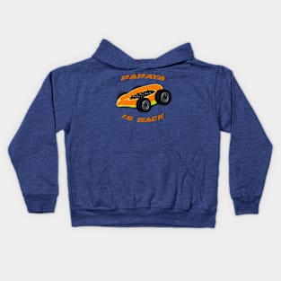 Lando Norris, Oscar Piastri, McLaren Formula 1 One F1 Merch, Papaya Is Back Kids Hoodie